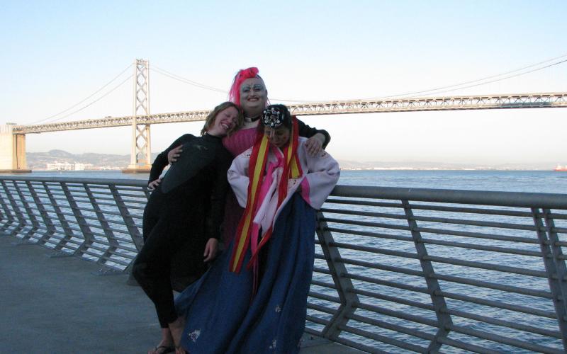 Jenny, Rev. Faye and Me at Pier 1