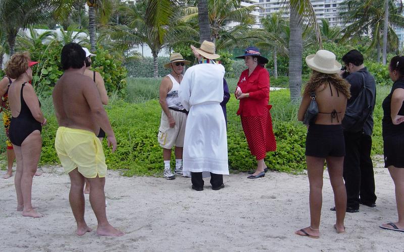 My very first beach wedding...