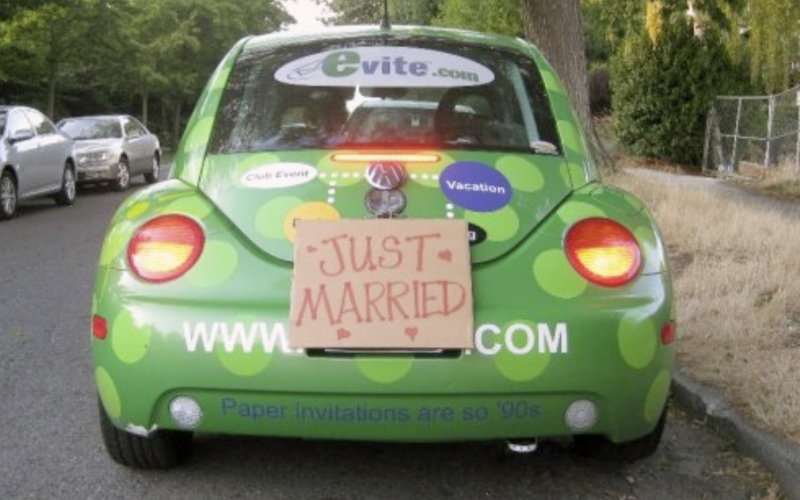 Evite: Just Married!
